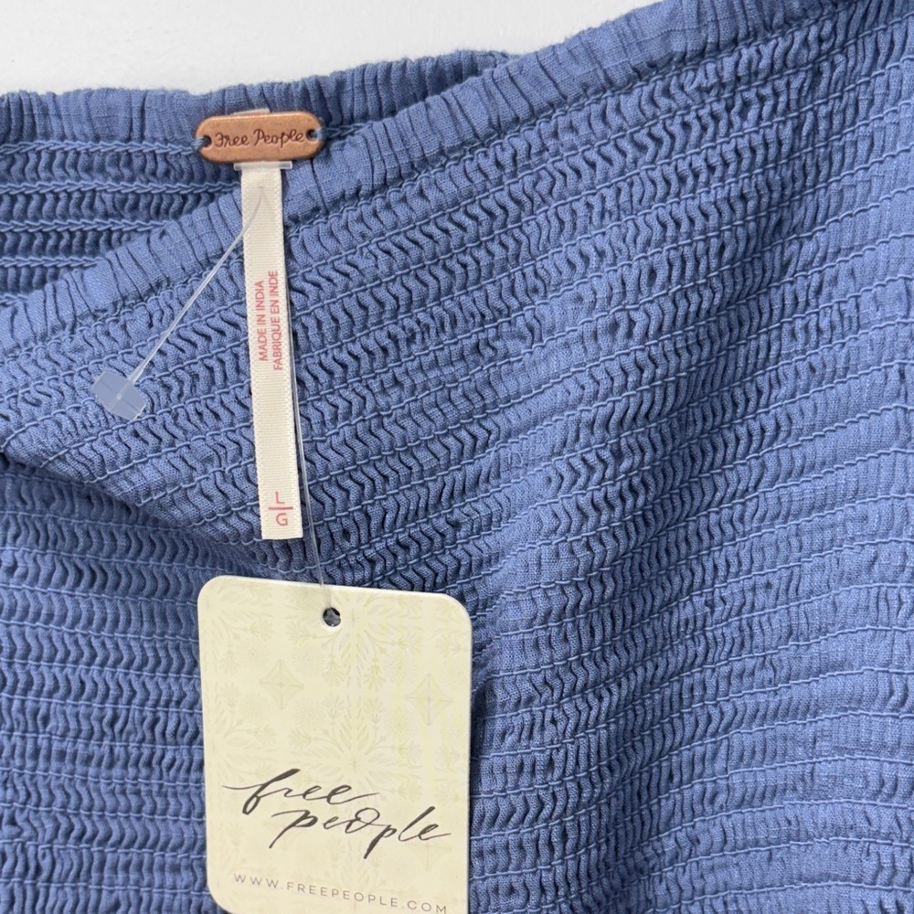 FREE PEOPLE LONG SLEEVE BLUE DRESSS! - Picture 2 of 7